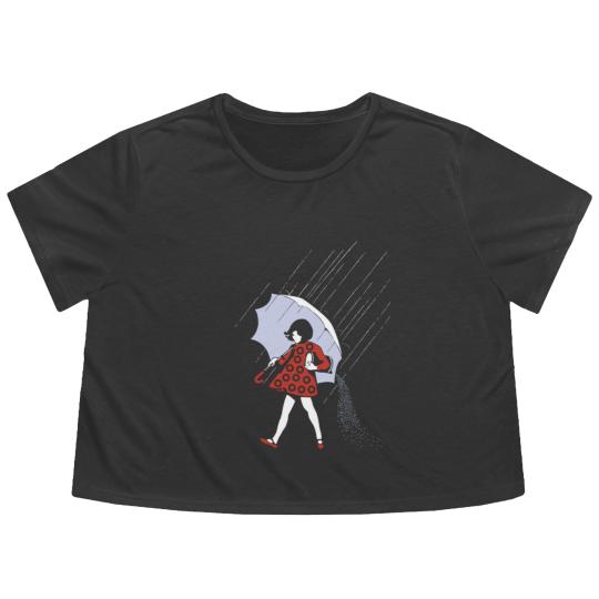 Discover petrichor Flowy Cropped Tees