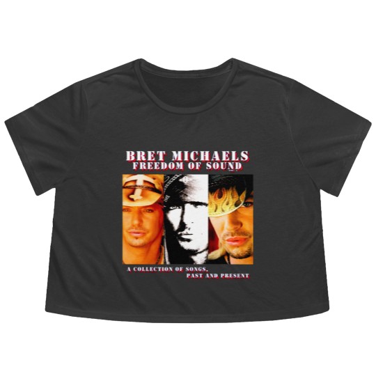 Discover BRET MICHAELS Flowy Cropped Tees