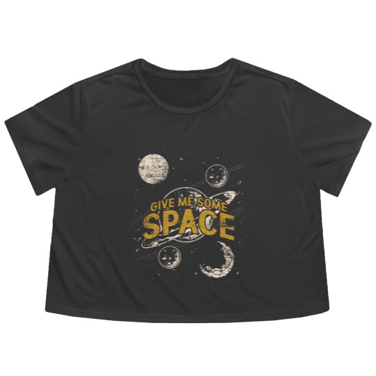 Discover Space Heavenly Bodies Flowy Cropped Tees