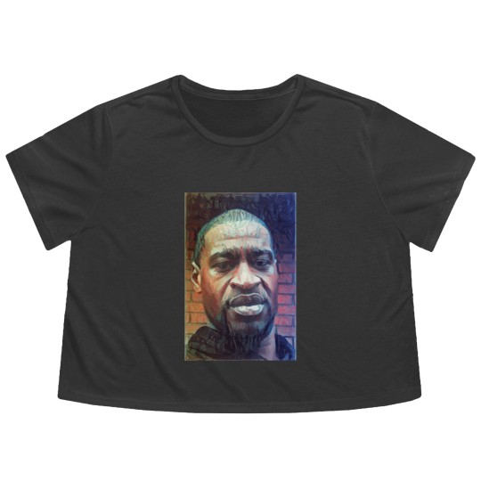 Discover George Floyd - Painting - George Floyd - Flowy Cropped Tees