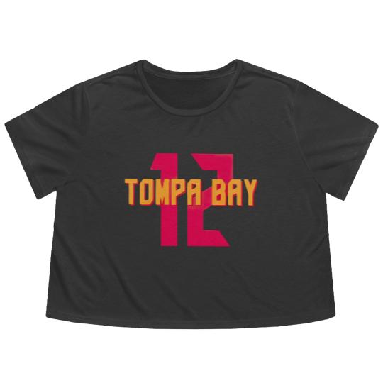 Discover tompa bay Flowy Cropped Tees