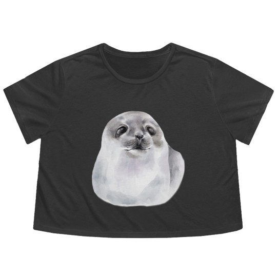 Discover Baby Seal - Seal - Flowy Cropped Tees
