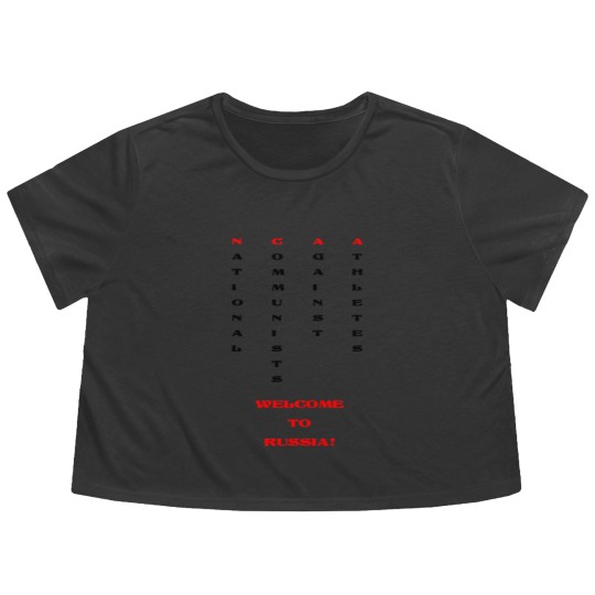 Discover National communists against athletes Flowy Cropped Tees