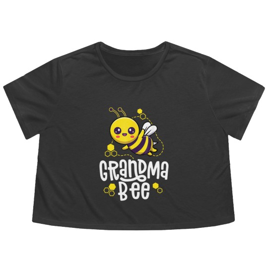 Discover Family Bee Grandma Birthday First Bee Day Outfit Flowy Cropped Tees