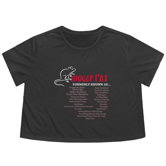 Discover Mouse - Mouse rat formerly known as crackfinger Flowy Cropped Tees