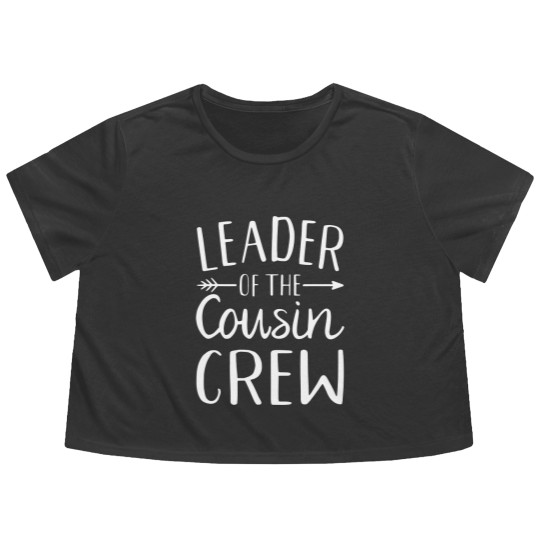 Discover Leader of the cousin crew Flowy Cropped Tees