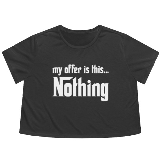 Discover My offer is this... Nothing Flowy Cropped Tees