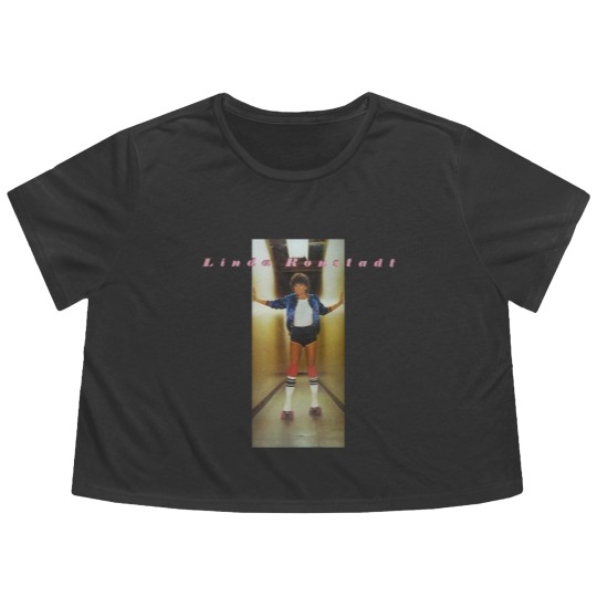 Discover Linda Ronstadt Back in The USA Flowy Cropped Tees