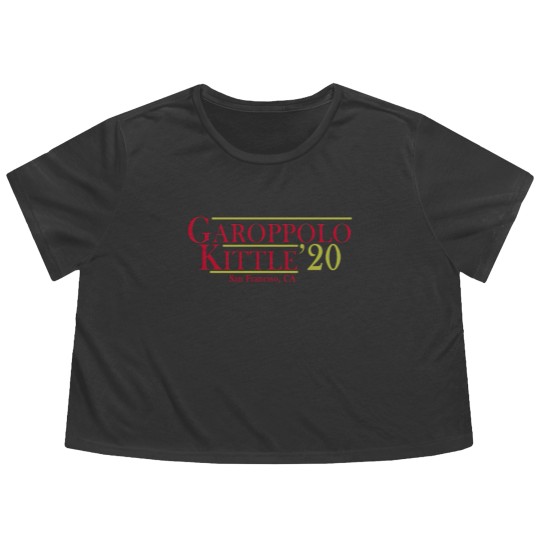 Discover Garoppolo Kittle 2020 San Francisco CA Flowy Cropped Tees