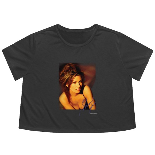 Discover 1996 Shania Twain Flowy Cropped Tees