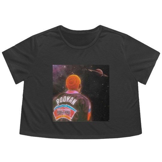 Discover DENNIS RODMAN Flowy Cropped Tees
