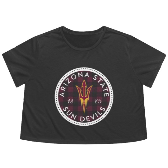 Discover Arizonna State University Flowy Cropped Tees