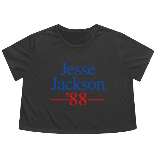 Discover Jesse Jackson 88 Presidential Campaign Flowy Cropped Tees