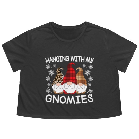 Discover Hanging With My Gnomies  Flowy Cropped Tees