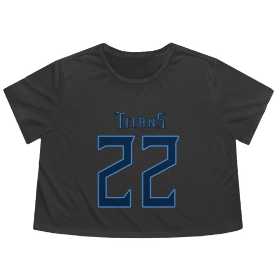 Discover Tennesese Titan Derrick Henry 22 Flowy Cropped Tees