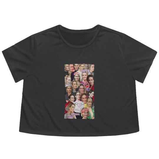 Discover Sarah Paulson Moments Flowy Cropped Tees
