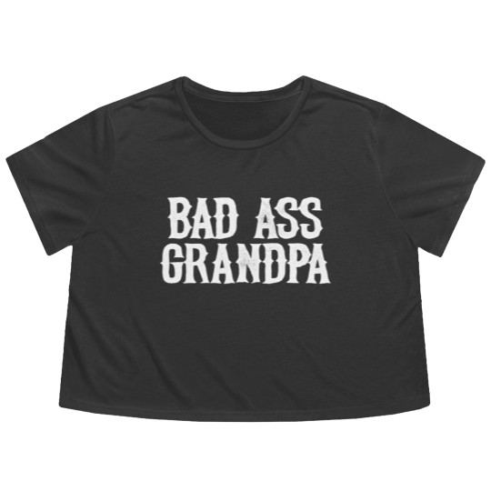 Discover Men's Flowy Cropped Tees Bad Ass Grandpa