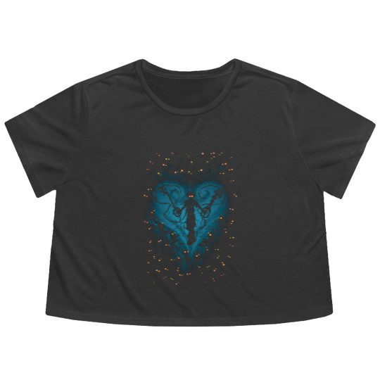 Discover Feel The Darkness - Kingdom Hearts - Flowy Cropped Tees