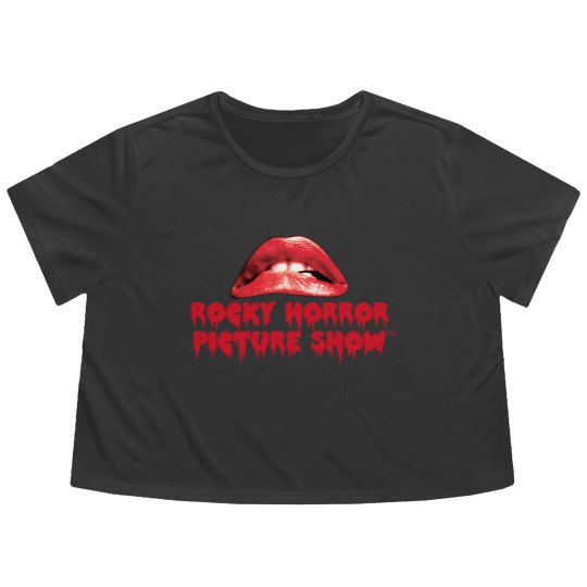 Discover Rocky Horror Lips Flowy Cropped Tees The Rocky Horror Picture Show Lips Logo