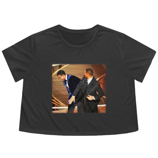 Discover Will Smith Slap Chris Rocks At Oscar Essential Flowy Cropped Tees