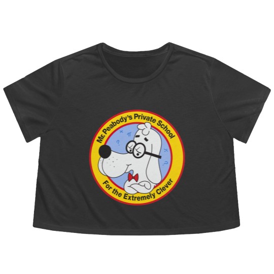 Discover Mr. Peabody's School for the Extremely Clever - Mr Peabody - Flowy Cropped Tees