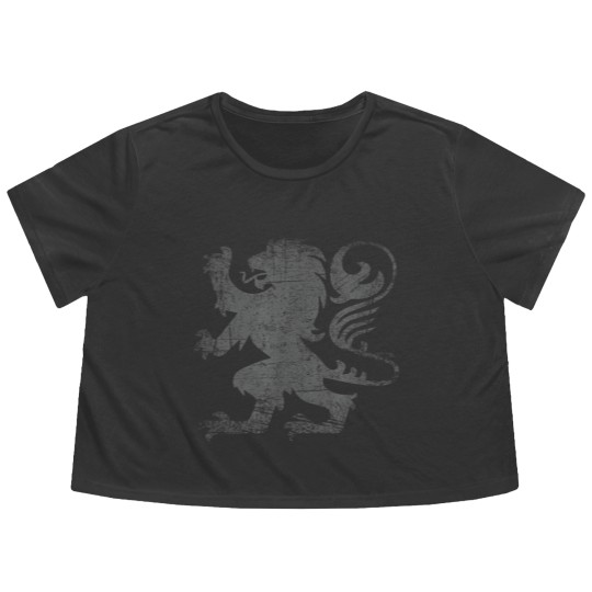 Discover Scottish Flag Lion Rampant Heraldry Flag of Scotland rugby Flowy Cropped Tees