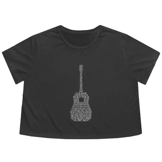 Discover Wilco Band Flowy Cropped Tees