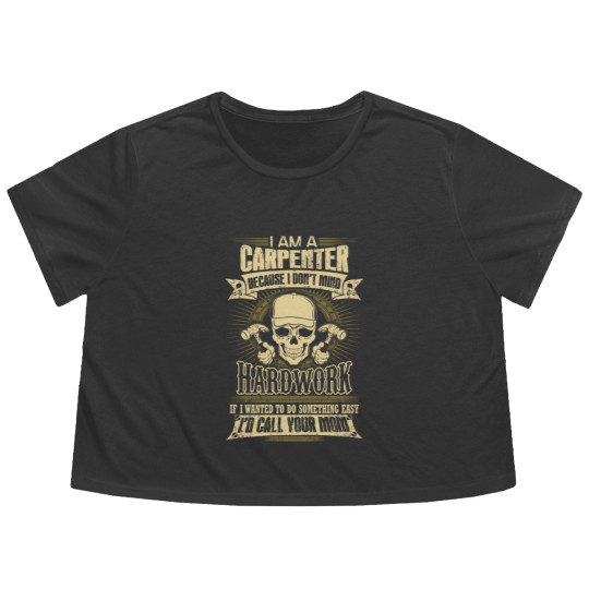 Discover Carpenter union carpenter construction carpenter Flowy Cropped Tees