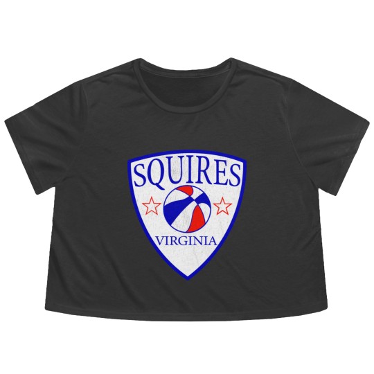 Discover Defunct Virginia Squires ABA Basketball - Virginia - Flowy Cropped Tees