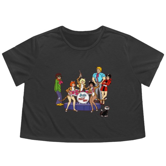 Discover The whole Josie gang! - Josie And The Pussycats - Flowy Cropped Tees