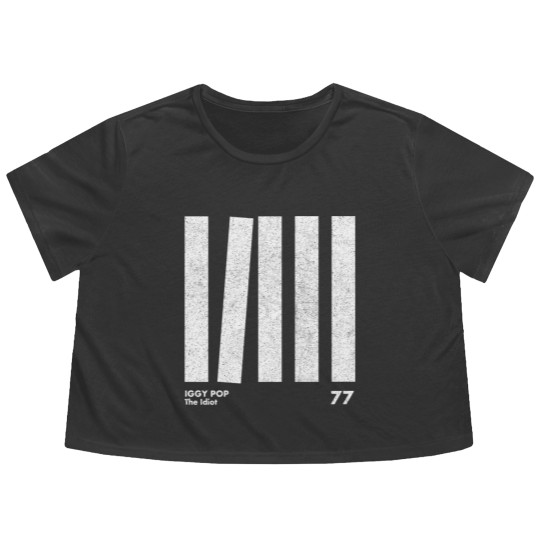 Discover Iggy Pop The Idiot / Minimal Graphic Design Tribute - Iggy Pop - Flowy Cropped Tees