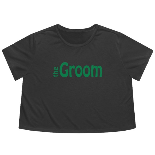 Discover The Groom Flowy Cropped Tees