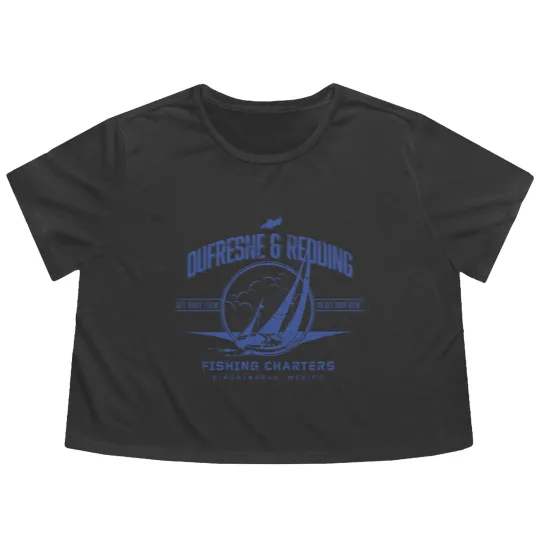 Discover Dufresne & Redding Fishing Charters - Shawshank Redemption - Flowy Cropped Tees