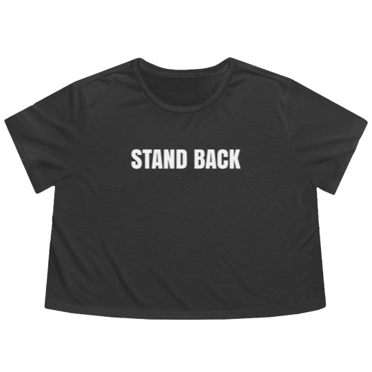 Discover STAND BACK Flowy Cropped Tees