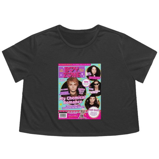 Discover My Chemical Romance Flowy Cropped Tees, Boy Zone My Chemical Romance Flowy Cropped Tees, My Chemical Romance, Boy Zone Tribute MCR