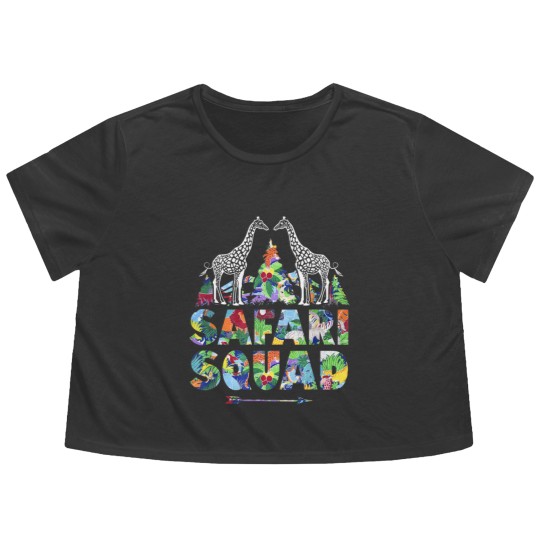 Discover Safari Squad Flowy Cropped Tees