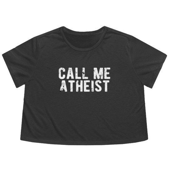 Discover ATHEIST/anti religion : Call me Atheist Flowy Cropped Tees