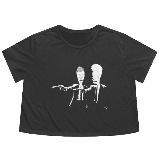 Discover Beavis And Butthead Pulp Fiction - Beavis And Butthead - Flowy Cropped Tees