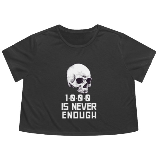 Discover 1000 Is Never Enough Recovery Alcoholic - Alcoholics Anonymous - Flowy Cropped Tees