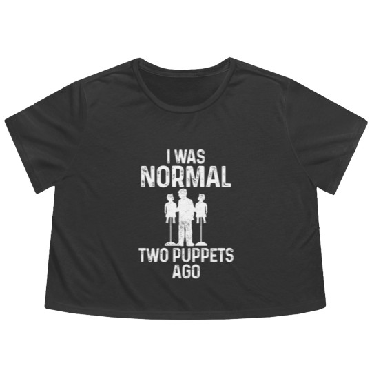 Discover Ventriloquist Puppeteer Normal Puppets Flowy Cropped Tees