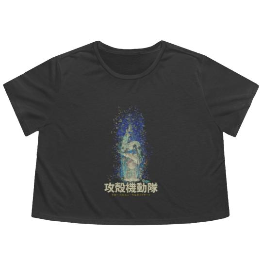 Discover Ghost in The Shell - Ghost In The Shell - Flowy Cropped Tees
