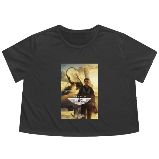 Discover Tom Cruise Top Gun Maverick Jets Flying Navy Pilot Movie 2022 New Film Flowy Cropped Tees