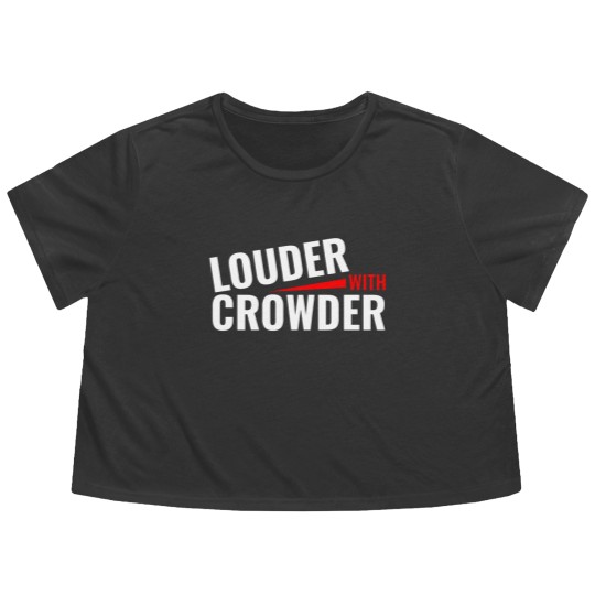 Discover louder with crowder steven crowder louder debate Flowy Cropped Tees