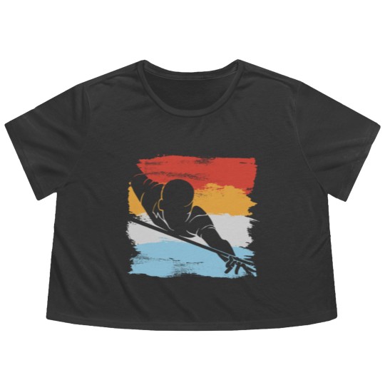 Discover Billiard Cue Sports Pool Billiards 8 Ball Snooker Flowy Cropped Tees