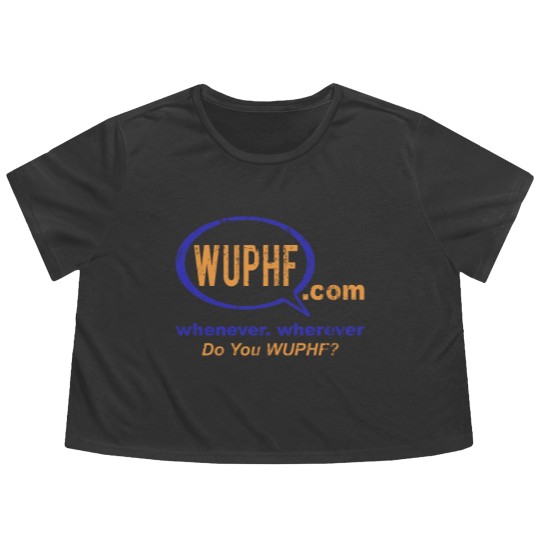 Discover WUPHF, distressed - The Office - Flowy Cropped Tees