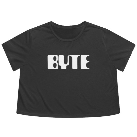Discover Byte Magazine Flowy Cropped Tees