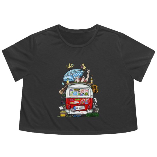 Discover Hippie van Flowy Cropped Tees