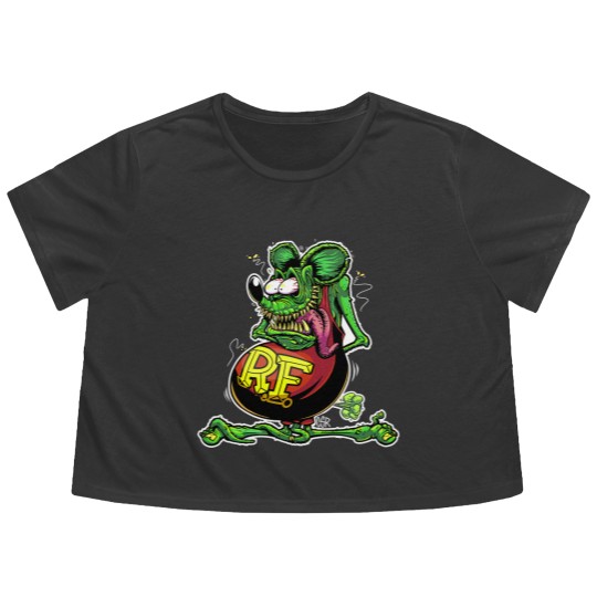 Discover Bootleg Ratfink - Rat Fink - Flowy Cropped Tees