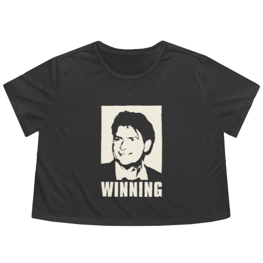 Discover CHARLIE SHEEN WINNING  Flowy Cropped Tees