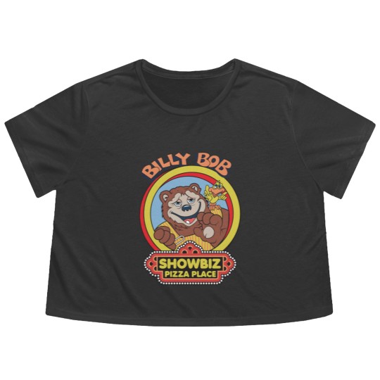 Discover Showbiz Pizza Billy Bob - Showbiz Pizza - Flowy Cropped Tees